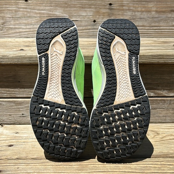 💚 Puma Velocity Nitro ‘Green Glare’ Running Shoes, Size 7 - Picture 6 of 7